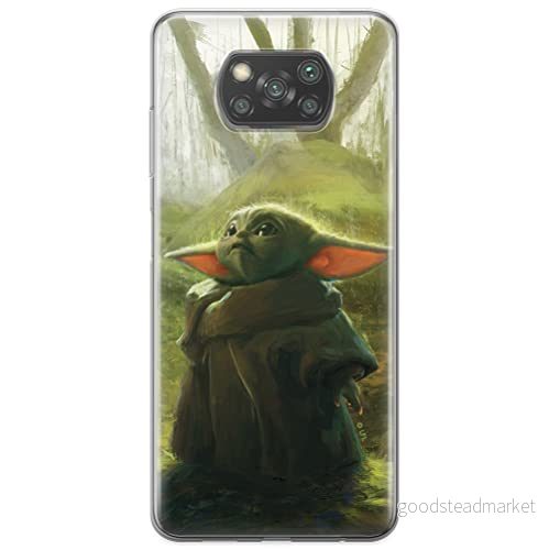 ERT GROUP mobiltelefonfodral för Xiaomi POCOPHONE X3 originalt och officiellt licensierat Star Wars mönster Baby Yoda 017 anpassad till formen på mobiltelefonen, fodral tillverkad av TPU plast 5904805064968