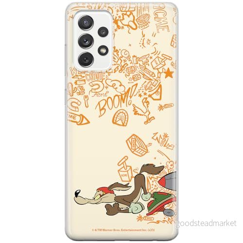 ERT GROUP mobiltelefonfodral för Samsung A73 5G originalt och officiellt licensierat Looney Tunes mönster Coyote 002 optimalt anpassad till formen på mobiltelefonen, fodral tillverkad av TPU plast 5905795138066