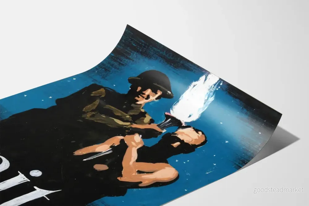 Väggposter Enhet med Soldat och Arbetare med Fackla - Bild 3