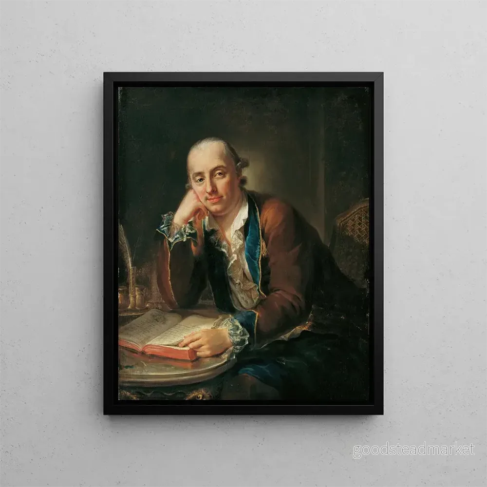 Målning Jean Népomucène Chevalier impérial de Humbourg - August Friedrich Oelenhainz | Konsttryck