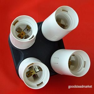 ayex 4 i 1 Lamphållare Lamputtag E27 för Studiolampor (upp till 250W) GDT 04 4250559515487
