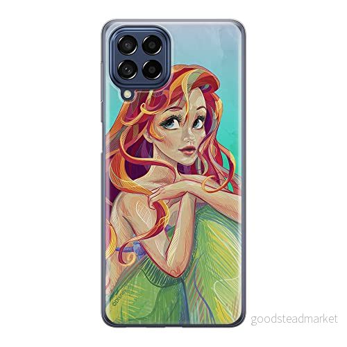 ERT GROUP mobiltelefonfodral för Samsung M33 5G originalt och officiellt licensierat Disney mönster Ariel 004 optimalt anpassad till formen på mobiltelefonen, fodral tillverkad av TPU plast 5905511343651