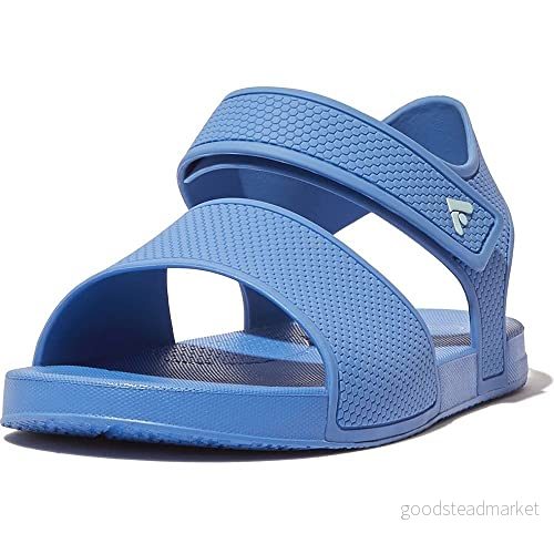 Fitflop Unisex barn iqushion ergonomiska ryggrem sandaler, Rocket Blue, 32 EU 195305766413