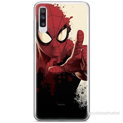 ERT GROUP mobiltelefonfodral för Samsung A70 originalt och officiellt licensierat Marvel mönster Spider Man 006 optimalt anpassad till formen på mobiltelefonen, fodral tillverkad av TPU plast 5902980414493