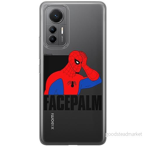 ERT GROUP mobiltelefonfodral för Xiaomi 12 LITE originalt och officiellt licensierat Marvel mönster Spider Man 029 optimalt anpassad till formen på mobiltelefonen, gedeeltelijk transparant 5905795006037