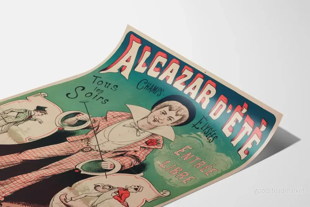 Vintageposter Alcazar sommar Le Petit Ludovic Champs-Élysées - Bild 3
