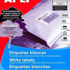 APLI 1794 Box 500 ark etiketter polyvalent 105 x 35 mm, vit 8410782017943 APLI 1794 Box 500 ark etiketter polyvalent 105 x 35 mm, vit 8410782017943