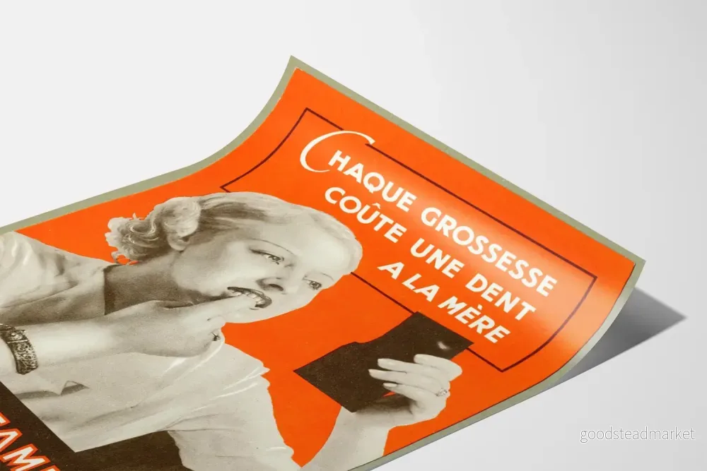 Vintageposter Ultravitamine 4 - Retro väggdekoration för tandhälsa - Bild 3