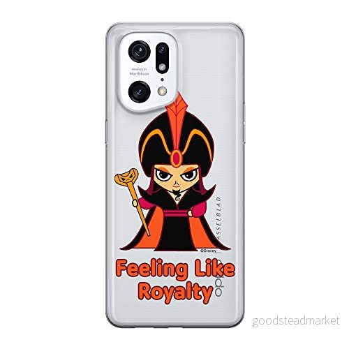 ERT GROUP mobiltelefonfodral för Oppo FIND X5 PRO originalt och officiellt licensierat Disney mönster Jafar 001 optimalt anpassad till formen på mobiltelefonen, gedeeltelijk transparant 5905511413354