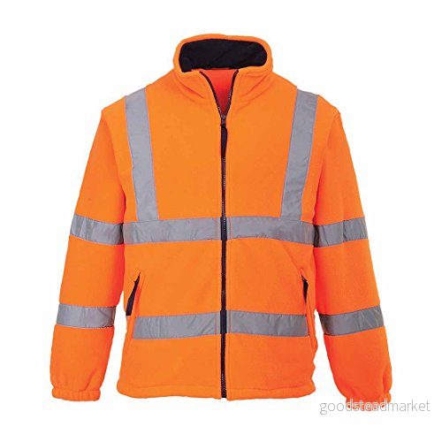 Portwest F300ORRXXL Hi Vis nät fodrad fleece, vanlig, XX Large, orange 5036108167982