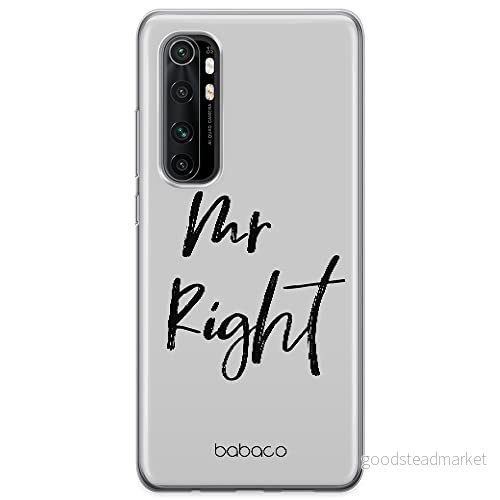 ERT GROUP mobiltelefonfodral för Xiaomi MI NOTE 10 Lite originalt och officiellt licensierat Babaco mönster Mr Right 001 optimalt anpassad till formen på mobiltelefonen, fodral tillverkad av TPU plast 5904805051982
