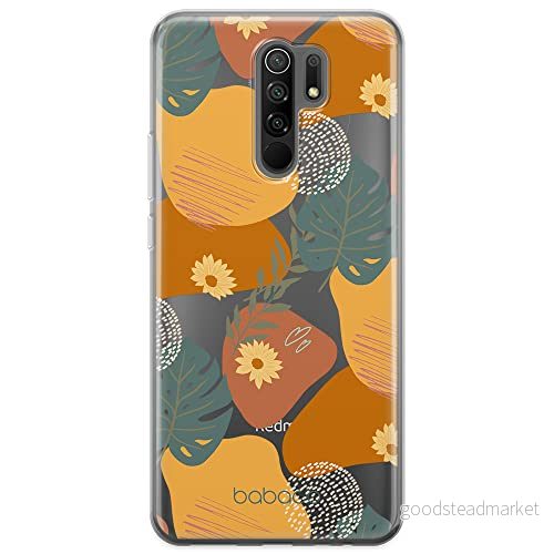 ERT GROUP mobiltelefonfodral för Xiaomi REDMI 9 originalt och officiellt licensierat Babaco mönster Plants 008 optimalt anpassad till formen på mobiltelefonen, gedeeltelijk transparant 5903932571332
