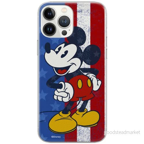 ERT GROUP mobiltelefonfodral för Samsung S10 PLUS originalt och officiellt licensierat Disney mönster Mickey 021 Vit optimalt anpassad till formen på mobiltelefonen, fodral tillverkad av TPU plast 5903040610763