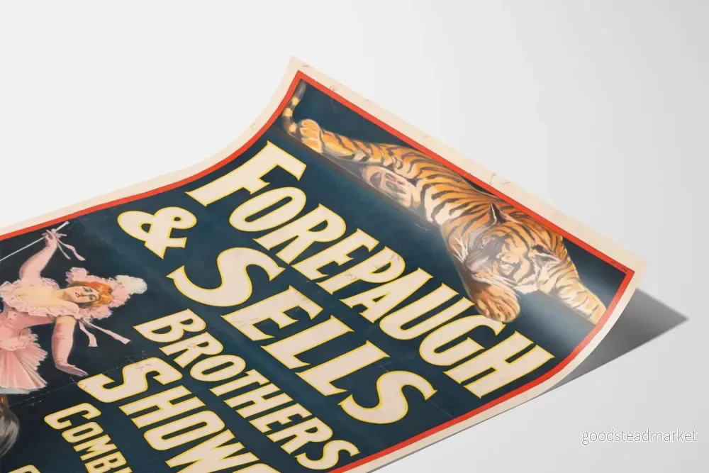 Vintageposter för Forepaugh & Sells Brothers Shows väggdekoration - Bild 3