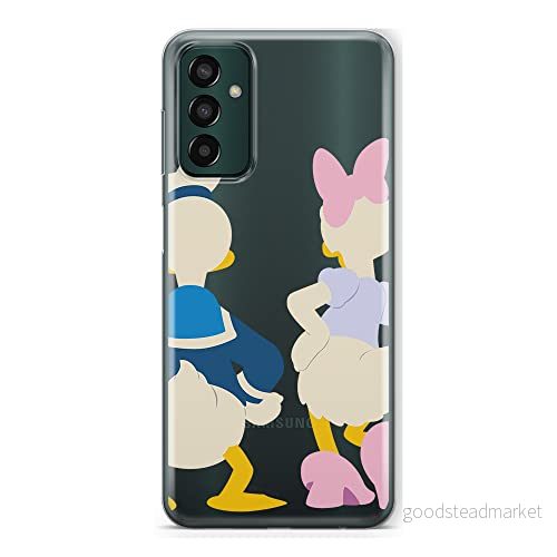ERT GROUP mobiltelefonfodral för Samsung M13 4G originalt och officiellt licensierat Disney mönster Donald & Daisy 001 optimalt anpassad till formen på mobiltelefonen, gedeeltelijk transparant 5905511321925