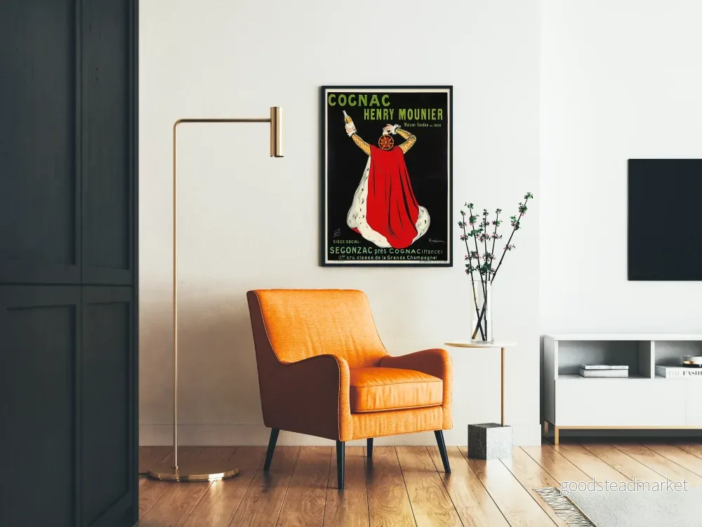 Vintageposter Cognac Henry Mounier Segonzac väggdekoration - Bild 2
