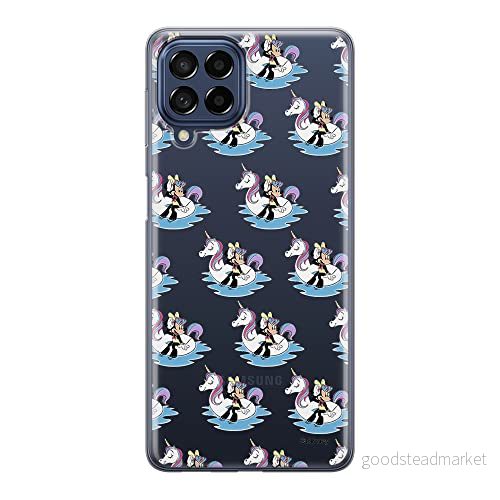 ERT GROUP mobiltelefonfodral för Samsung M33 5G originalt och officiellt licensierat Disney mönster Minnie 030 optimalt anpassad till formen på mobiltelefonen, gedeeltelijk transparant 5905511344702