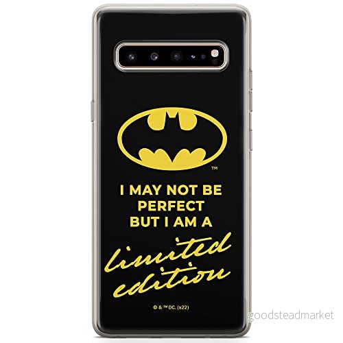 ERT GROUP mobiltelefonfodral för Samsung S10 5G originalt och officiellt licensierat DC mönster Batman 062 optimalt anpassad till formen på mobiltelefonen, fodral tillverkad av TPU plast 5905131516787