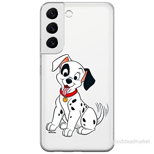 ERT GROUP mobiltelefonfodral för Samsung S22 originalt och officiellt licensierat Disney mönster Dalmatian 006 Vit optimalt anpassad till formen på mobiltelefonen, gedeeltelijk transparant 5904805886416