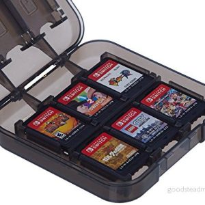 Amazon basics förvaringslåda för Nintendo Switch spel svart 841710176315 Amazon basics förvaringslåda för Nintendo Switch spel svart 841710176315