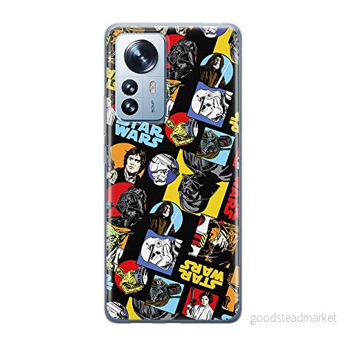 ERT GROUP mobiltelefonfodral för Xiaomi 12 PRO originalt och officiellt licensierat Star Wars mönster 018 optimalt anpassad till formen på mobiltelefonen, fodral tillverkad av TPU plast 5905511524456