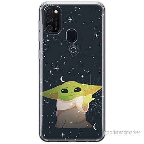 ERT GROUP mobiltelefonfodral för Samsung M21 originalt och officiellt licensierat Star Wars mönster Baby Yoda 024 optimalt anpassad till formen på mobiltelefonen, fodral tillverkad av TPU plast 5904805078972