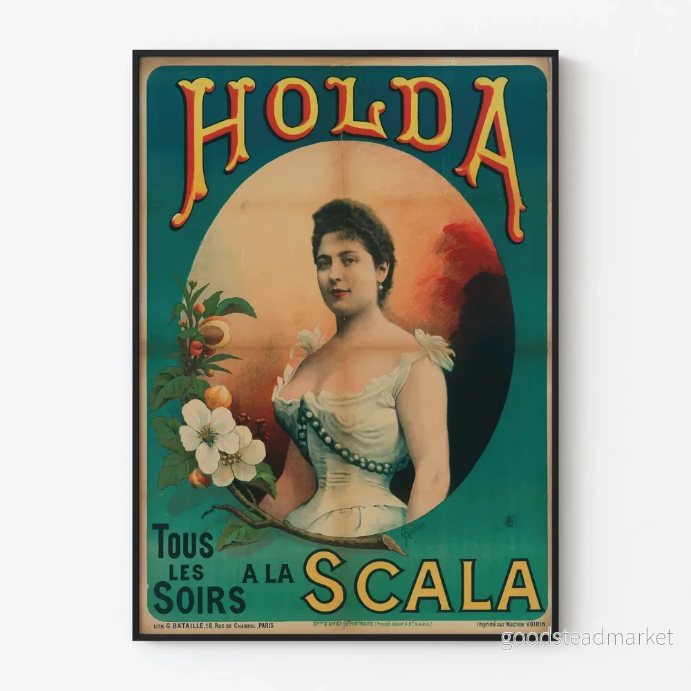 Vintageposter Holda Varje kväll på Scala