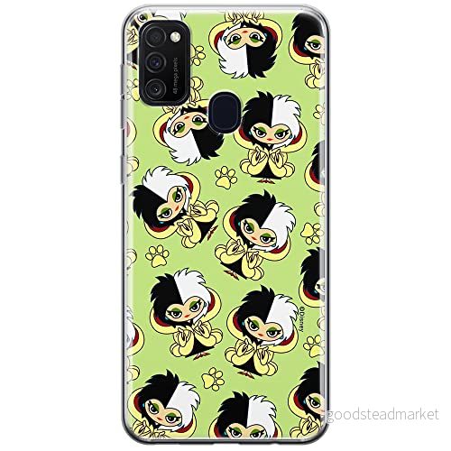 ERT GROUP mobiltelefonfodral för Samsung M21 / M30S originalt och officiellt licensierat Disney mönster Cruella 007 optimalt anpassad till formen på mobiltelefonen, fodral tillverkad av TPU plast 5905131495105