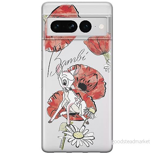 ERT GROUP mobiltelefonfodral för Google PIXEL 7 PRO originalt och officiellt licensierat Disney mönster Bambi 002 optimalt anpassad till formen på mobiltelefonen, gedeeltelijk transparant 5905795169688