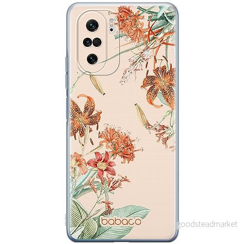 ERT GROUP mobiltelefonfodral för Xiaomi MI 11i/ REDMI K40/K40 PRO/POCO F3/ F3 PRO originalt och officiellt licensierat Babaco mönster Flowers 057, fodral tillverkad av TPU plast 5905511888916