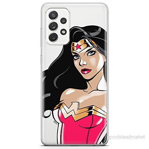 ERT GROUP mobiltelefonfodral för Samsung A72 5G originalt och officiellt licensierat DC mönster Wonder Woman 004 optimalt anpassad till formen på mobiltelefonen, gedeeltelijk transparant 5903040082911