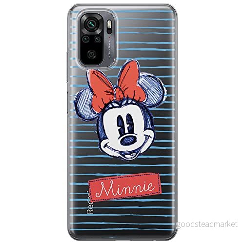 ERT GROUP mobiltelefonfodral för Xiaomi REDMI NOTE 10/ 10S originalt och officiellt licensierat Disney mönster Minnie 011 optimalt anpassad till formen på mobiltelefonen, gedeeltelijk transparant 5903537182421