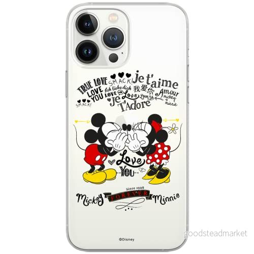 ERT GROUP mobiltelefonfodral för Oppo A53 / A53S originalt och officiellt licensierat Disney mönster Mickey & Minnie 005 optimalt anpassad till formen på mobiltelefonen, gedeeltelijk transparant 5903040194720
