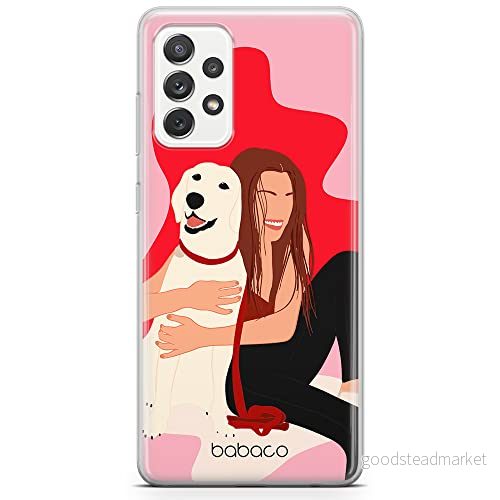 ERT GROUP mobiltelefonfodral för Samsung A53 5G originalt och officiellt licensierat Babaco mönster Dogs 006 Vit optimalt anpassad till formen på mobiltelefonen, fodral tillverkad av TPU plast 5905131004017