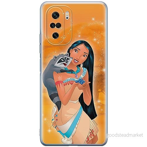 ERT GROUP mobiltelefonfodral för Xiaomi MI 11i/ REDMI K40/K40 PRO/POCO F3/ F3 PRO originalt och officiellt licensierat Disney mönster Pocahontas & Meeko 001, fodral tillverkad av TPU plast 5905511892555