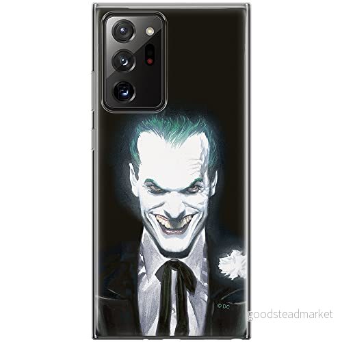ERT GROUP mobiltelefonfodral för Samsung GALAXY NOTE 20 ULTRA originalt och officiellt licensierat DC mönster Joker 001 optimalt anpassad till formen på mobiltelefonen, fodral tillverkad av TPU plast 5903040361535