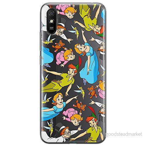 ERT GROUP mobiltelefonfodral för Xiaomi REDMI 9A originalt och officiellt licensierat Disney mönster Peter Pan 002 optimalt anpassad till formen på mobiltelefonen, gedeeltelijk transparant 5905131789082