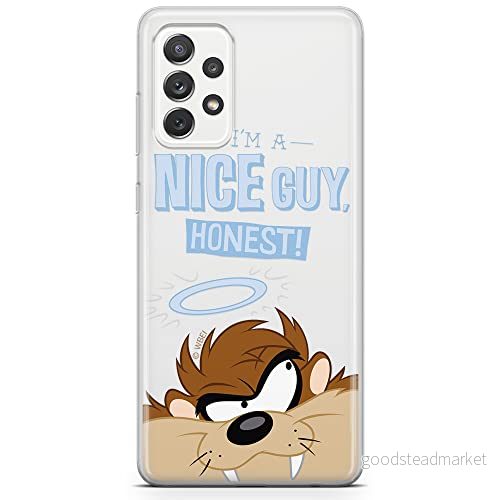ERT GROUP mobiltelefonfodral för Samsung A73 5G originalt och officiellt licensierat Looney Tunes mönster Tasmanian 003 optimalt anpassad till formen på mobiltelefonen, gedeeltelijk transparant 5904805522529