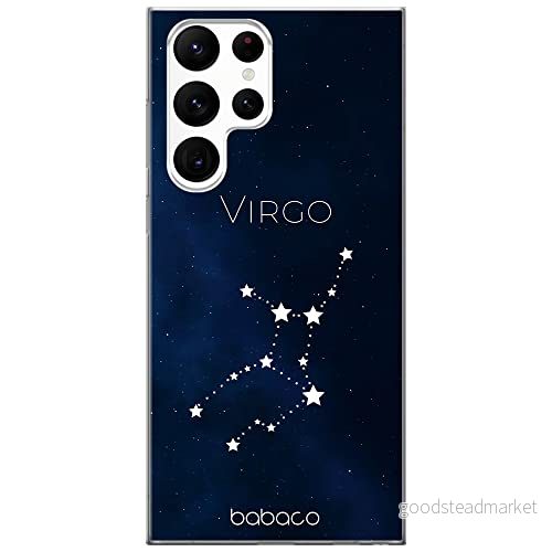 ERT GROUP mobiltelefonfodral för Samsung S22 ULTRA originalt och officiellt licensierat Babaco mönster Zodiac Constellation 006 anpassad till formen på mobiltelefonen, fodral tillverkad av TPU plast 5904805283499