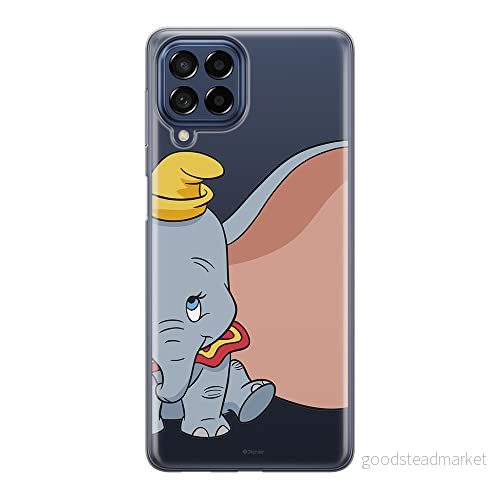ERT GROUP mobiltelefonfodral för Samsung M33 5G originalt och officiellt licensierat Disney mönster Dumbo 007 optimalt anpassad till formen på mobiltelefonen, gedeeltelijk transparant 5905511345280