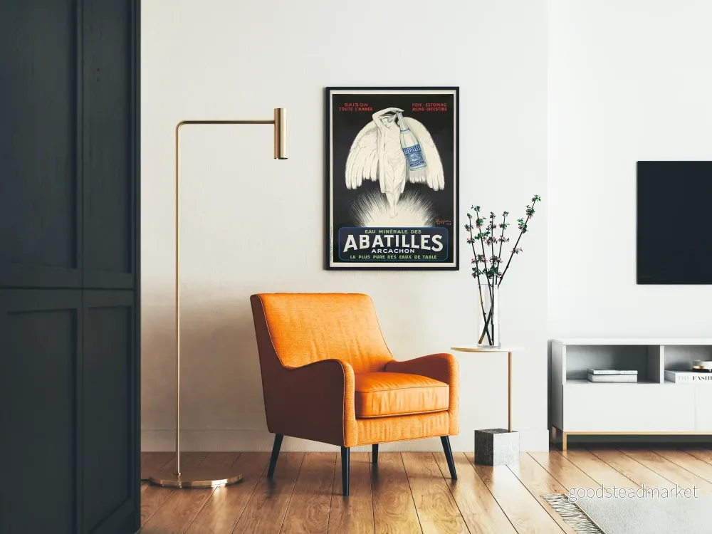 Vintageposter för Abatilles Arcachon mineralvatten - Bild 2