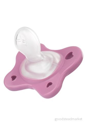 Chicco Dual Soft silikonnapp 616 månader, tvåfärgad, set med två mjuka nappar, stöder andning och främjar munnens korrekta utveckling, 2 stycken, baby flicka 8058664175420