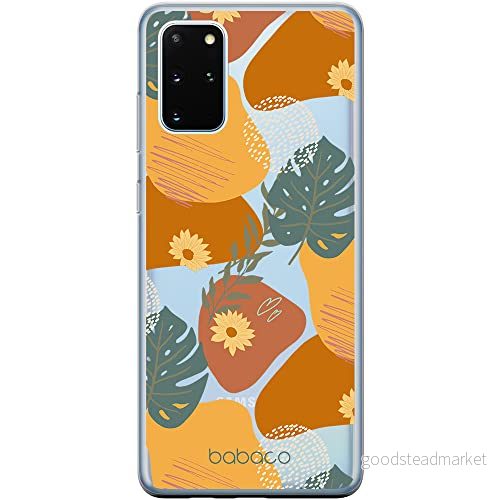 ERT GROUP mobiltelefonfodral för Samsung S20 PLUS / S11 originalt och officiellt licensierat Babaco mönster Plants 008 Vit optimalt anpassad till formen på mobiltelefonen, gedeeltelijk transparant 5903932570731