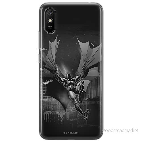 ERT GROUP mobiltelefonfodral för Xiaomi REDMI 9A originalt och officiellt licensierat DC mönster Batman 073 optimalt anpassad till formen på mobiltelefonen, fodral tillverkad av TPU plast 5905131508492