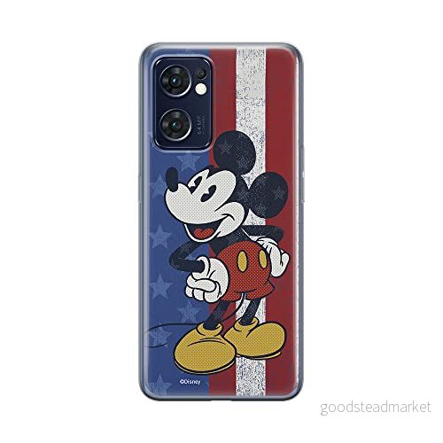ERT GROUP mobiltelefonfodral för Oppo RENO 7 5G originalt och officiellt licensierat Disney mönster Mickey 021 optimalt anpassad till formen på mobiltelefonen, fodral tillverkad av TPU plast 5905511302269
