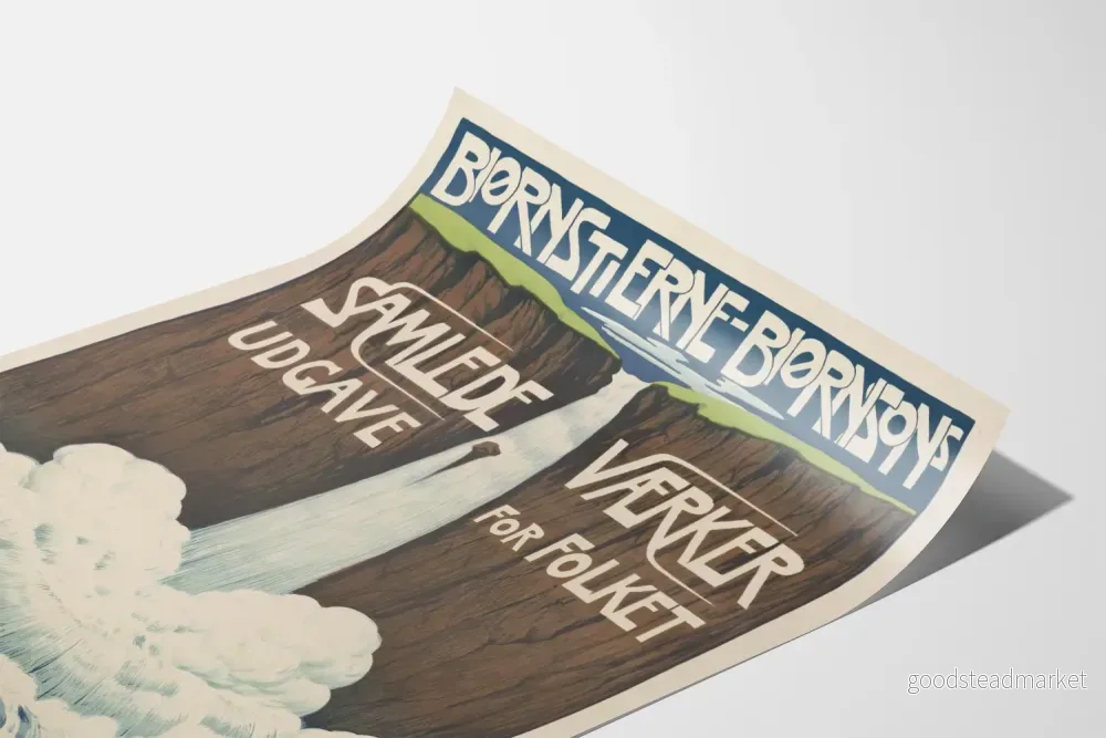 Dekorativ poster av vattenfallet Björnstjerne Björnson - Bild 3