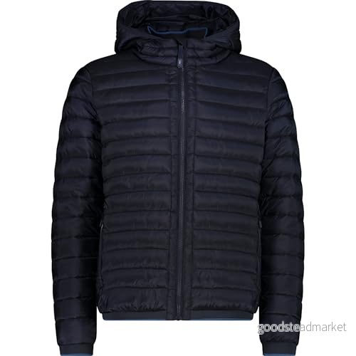 CMP Herrjacka i nylon med fast huva, svart blå, 50 8050243170840