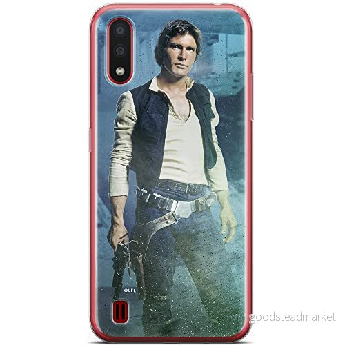 ERT GROUP mobiltelefonfodral för Samsung A01 originalt och officiellt licensierat Star Wars mönster Han Solo 001 optimalt anpassad till formen på mobiltelefonen, fodral tillverkad av TPU plast 5904805433733