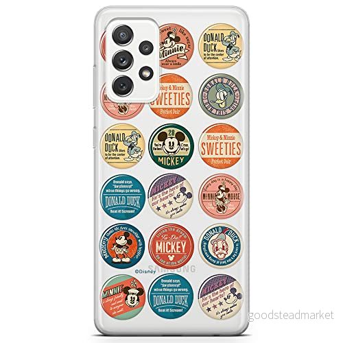 ERT GROUP mobiltelefonfodral för Samsung A72 5G originalt och officiellt licensierat Disney mönster Mickey & Friends 003 optimalt anpassad till formen på mobiltelefonen, gedeeltelijk transparant 5903040074091