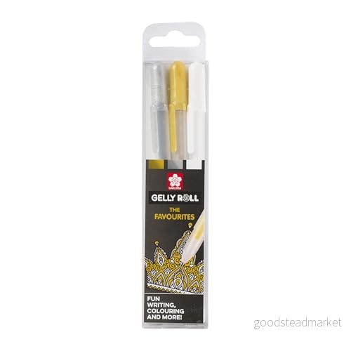 Sakura Gelly Roll 3 gelpennen FAVOURITES 8712079395735 Sakura Gelly Roll 3 gelpennen FAVOURITES 8712079395735
